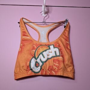 Orange Crush Soda Crop Top